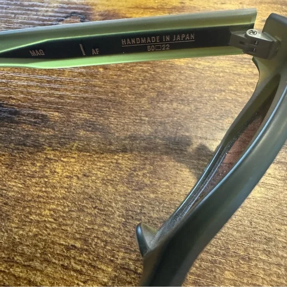 Hoorsenbuhs Model I Solid 24K Gold Accented Matte Army Green Sunglasses
